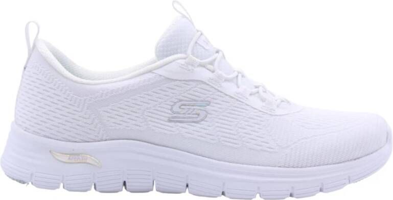 Skechers Arch Fit Vista Gleaming Dames Sneakers Wit - Foto 3