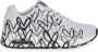 Skechers Uno-Spread The Love 155507-WBGY Vrouwen Wit Sneakers - Thumbnail 2