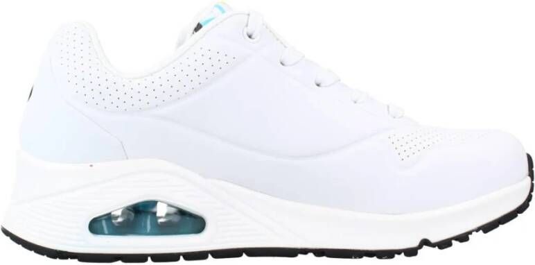 Skechers Sneakers met sleehak UNO-SPREAD THE LOVE Vrijetijdsschoen lage schoen veterschoen met coole graffiti-print - Foto 7