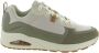Skechers Beige en olijfgroene sneaker met Air-Cooled Memoryfoam Beige Heren - Thumbnail 13