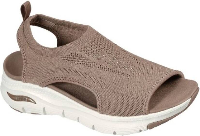 Skechers Arch Fit Darling Days VEGAN Sandaal Sandalen Dames Bruin - Foto 8