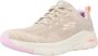 Skechers Stijlvolle Arch Fit Sneakers voor vrouwen Beige Dames - Thumbnail 1