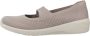 Skechers Arya Lovesome dames ballerina taupe Beige Extra comfort Memory Foam - Thumbnail 2