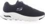 Skechers Arch Fit Big Appeal Dames Sneakers Black White - Thumbnail 2