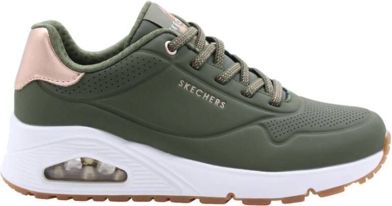 Skechers Uno Shimmer Away dames sneakers groen Extra comfort Memory Foam - Foto 5