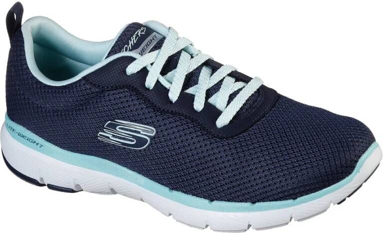 Skechers Flex Appeal 3.0 First Insight 13070-NVAQ Vrouwen Marineblauw Sneakers - Foto 2