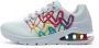 Skechers JGoldcrown Uno 2 Floating Love Sneaker Dames Wit Multi - Thumbnail 8