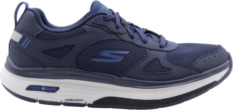 Skechers Go Walk Workout Walker 216441-NVY Mannen Marineblauw Sneakers Sportschoenen - Foto 2