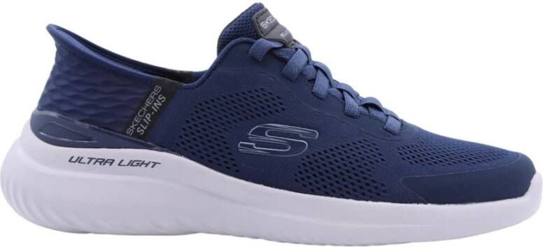 Skechers Stijlvolle herensneaker voor dagelijks gebruik Blue Heren