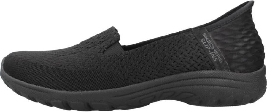 Skechers Stijlvolle Instap Sneakers voor Vrouwen Black Dames