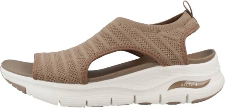 Skechers Arch Fit Darling Days VEGAN Sandaal Sandalen Dames Bruin - Foto 7