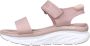 Skechers D'Lux Walker-New Block 119226-BLSH Vrouwen Roze sportsandalen maat: 40 EU - Thumbnail 2