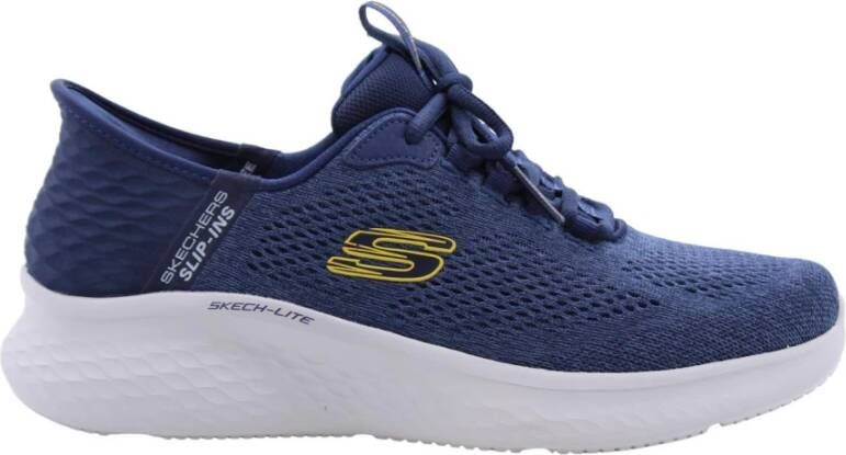 Skechers Stijlvolle Sneaker voor Actieve Levensstijl Blue Heren