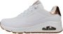 Skechers Sneakers Uno vrijetijdsschoen lage schoen veterschoen met metallic-inzet - Thumbnail 2