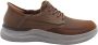 Skechers Hasting Rory Heren Instappers Kastanjebruin - Thumbnail 2