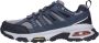 Skechers Goodyear Rubber Skech-Air Envoy Heren Sneakers Navy Grey - Thumbnail 2