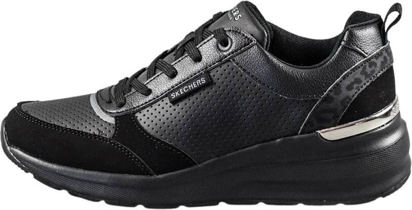 Skechers Subtiele vlekken sneakers Black Dames