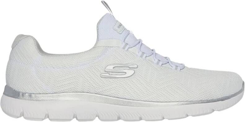 Skechers Summits Slip-On Memory Foam Sneakers White Dames