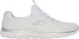 Skechers Summits Slip-On Memory Foam Sneakers White Dames - Thumbnail 1