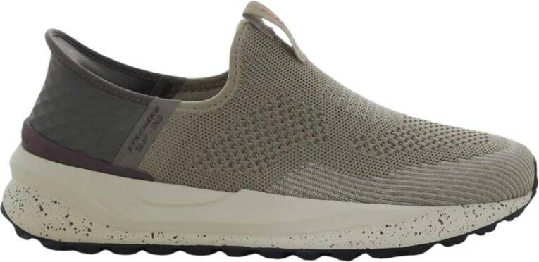 Skechers Taupe Bogdin Arlett Herenschoenen Multicolor Heren