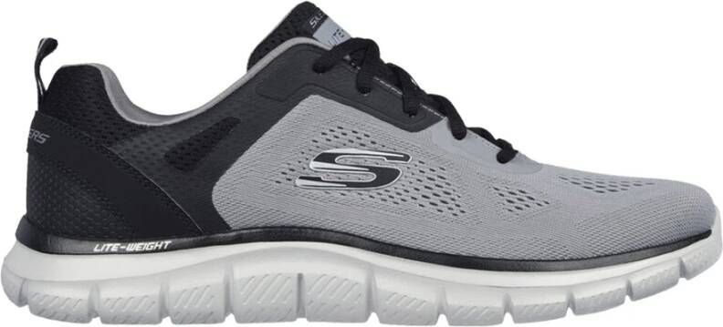 Skechers Track Grijs Hardloopschoenen Heren