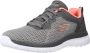 Skechers Bountiful QUICK PATH dames sneaker trainingsschoenen 12607 grijs - Thumbnail 2