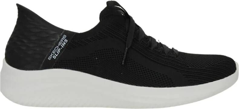 Skechers Ultra Flex 3.0 Slip-On Schoenen Zwart Dames