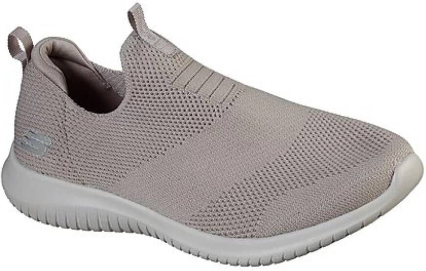Skechers Ultra Flex First Take Dames Instappers Taupe - Foto 2