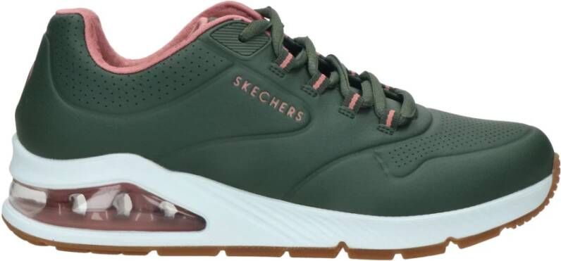 Skechers Sneakers met sleehak UNO 2 2ND BEST in vegan verwerking vrijetijdsschoen halve schoen veterschoen - Foto 2