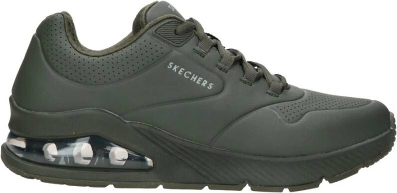 Skechers Sneakers Groen Imitatieleer 300430 Heren Kunstleer - Foto 5