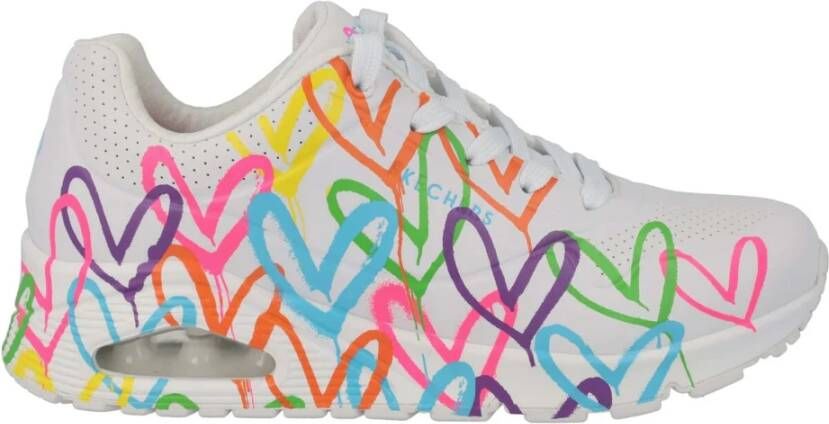 Skechers X JGoldcrown Uno Highlight Love Sneakers Wit