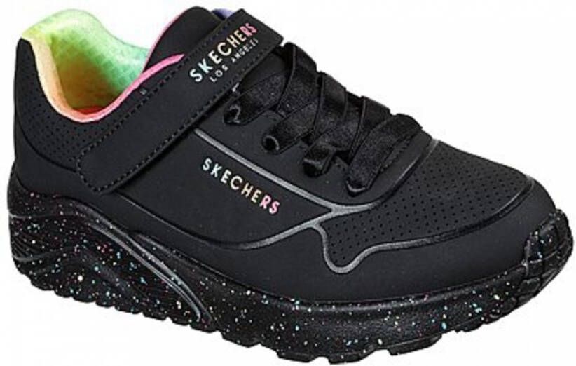 Skechers Uno lite reinbow specks sneakers Zwart Dames