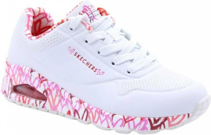 Skechers Uno Loving Love Sneakers Roze Dames