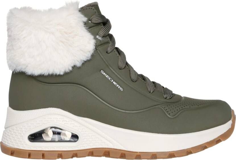 Skechers Uno Rugged Fall Air Enkellaarzen Green Dames