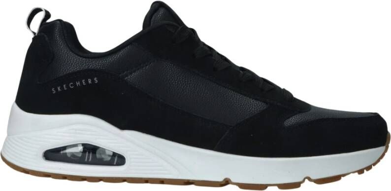 Skechers Uno Stacre Sneaker Casual en Sportieve Herenschoen Zwart Heren