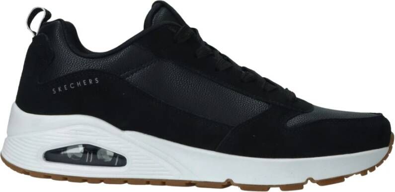 Skechers Uno Stacre Sneaker Casual en Sportieve Herenschoen Zwart Heren