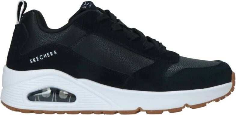 Skechers Uno Stacre Sneaker Zwart Heren