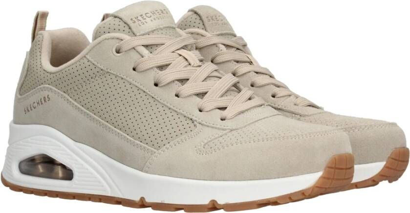 Skechers Uno Two for the show Beige Dames