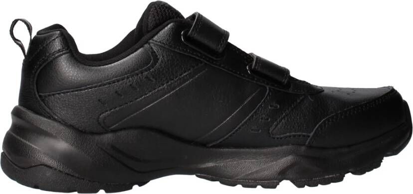 Skechers Veelzijdige Leren Sneaker met Memory Foam Black Heren