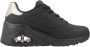 Skechers Lage Sneakers Uno Wedge Hi Steps 177520-BBK Black - Thumbnail 2