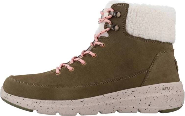 Skechers Groene Comfortabele Veterschoen met Aircooled GogaMat Binnenzool Groen Dames - Foto 4