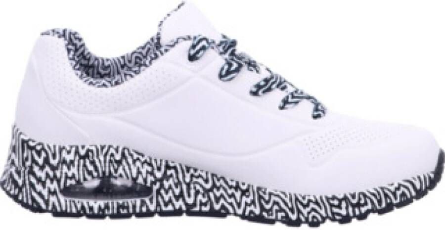 Skechers Witte Damesmode Sneaker