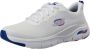 Skechers Arch Fit-Infinity Cool 149722-WMLT Vrouwen Wit Sneakers - Thumbnail 2