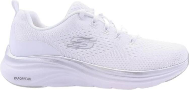 Skechers Witte Vapor Foam Midnight Glimmer Sneakers White Dames