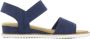 Skechers Woestijnkus Sandalen Blue Dames - Thumbnail 4