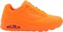 Skechers Heren Sport Casual UNO STAND ON AIR Sneakers Heren 52458 ORG Orange - Thumbnail 2