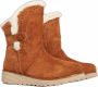 Skechers Keepsakes Wedge Cozy Peak Dames Winter Laarzen Boots Gevoerd Leer Bruin 49811-TAN - Thumbnail 2