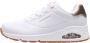 Skechers Sneakers UNO GOLDEN AIR Vrijetijdsschoen lage schoen veterschoen met metallic inzet - Thumbnail 2