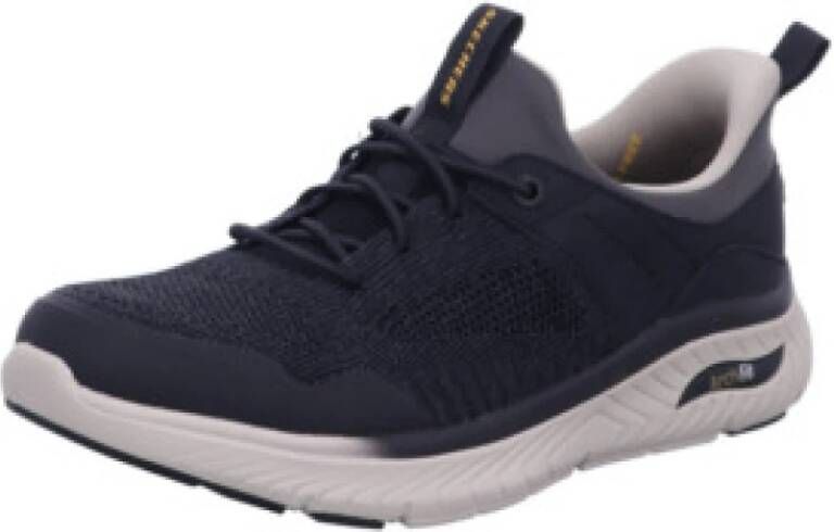 Skechers Zwarte herensneaker moderne stijl
