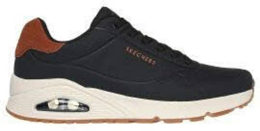 Skechers Sneakers UNO-SUITED ON AIR vrijetijdsschoen lage schoen veterschoen met modieuze sleehak - Foto 9